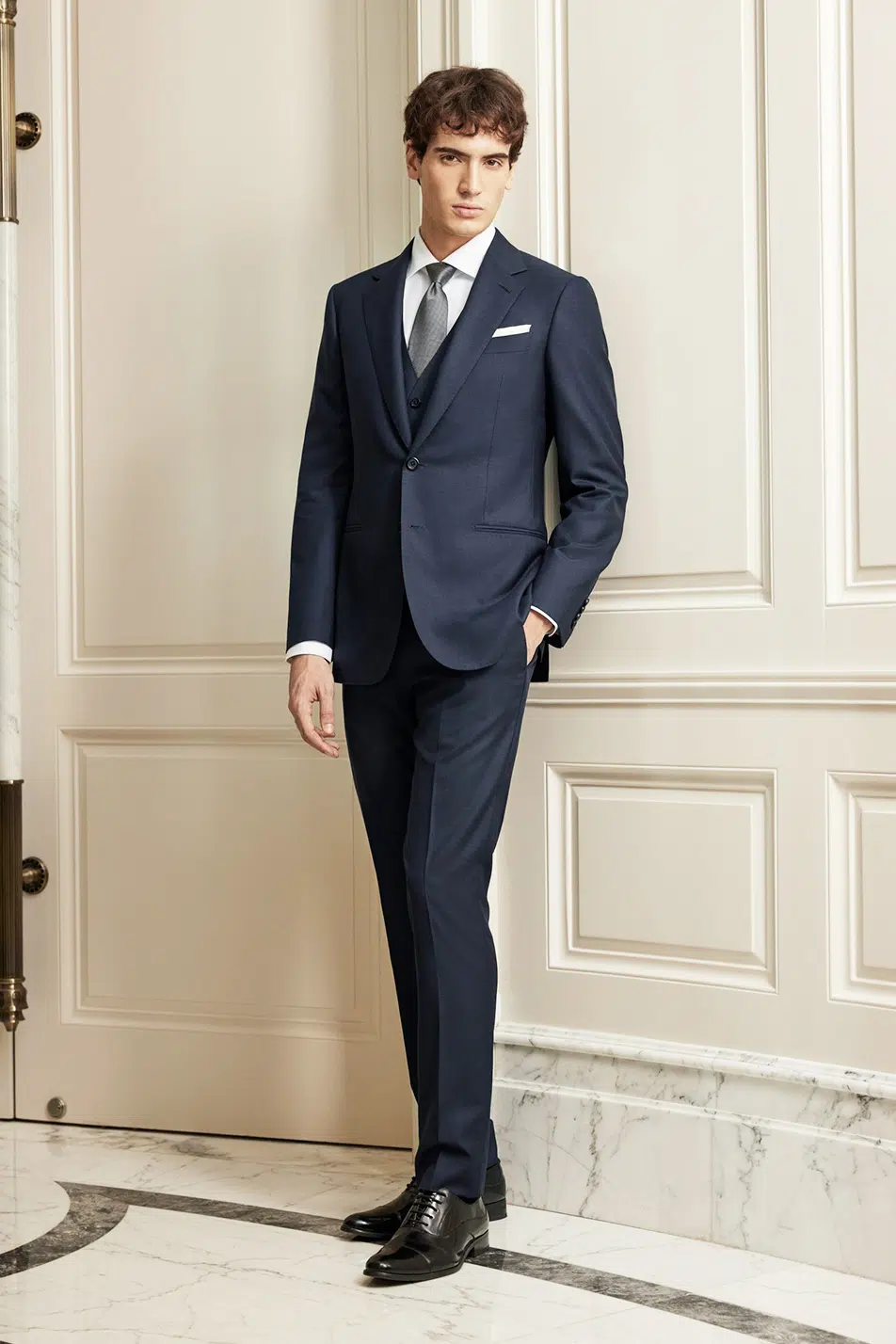 Dark Blue Business Suit